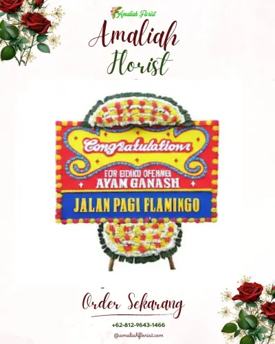 Bunga Papan Congratulation di Catur